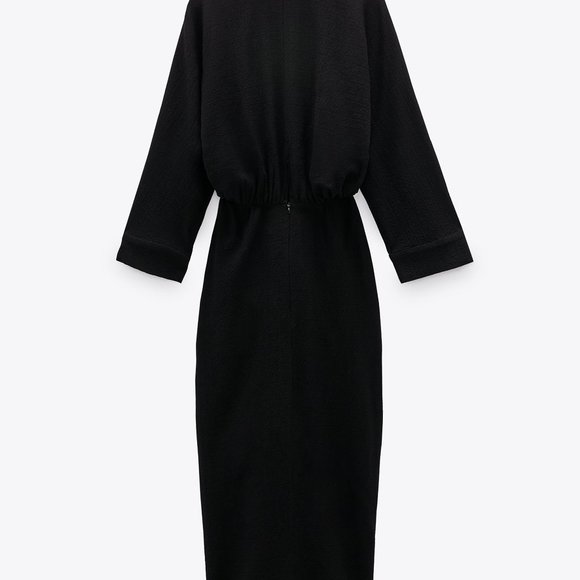 Zara, NWT, Draped Dress, Small - Picture 4 of 6